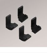 Vorschau SET Befestigungswinkel Exklusiv Decomatic Window Fashion #1W schwarz
