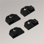 Vorschau SET Flachträger Decomatic Window Fashion mit Bediengriffen #1W schwarz