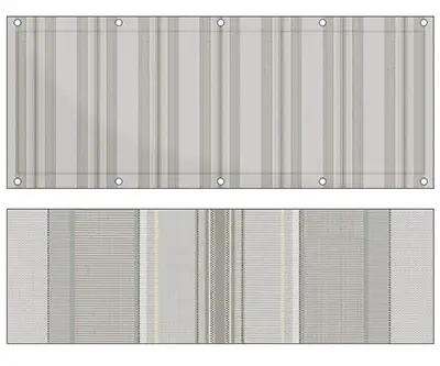 Balkon Sichtschutz bu-G117 (Balkon Sichtschutz)