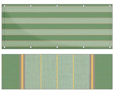 Balkon Sichtschutz bu-L485 (Balkon Sichtschutz)