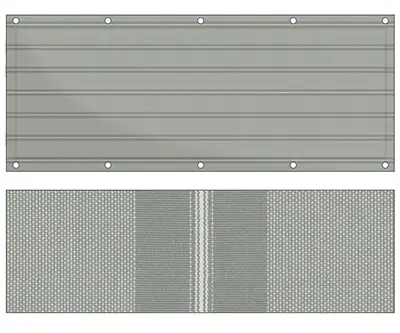 Balkon Sichtschutz bu-R387 (Balkon Sichtschutz)