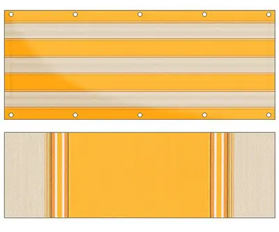 Balkon Sichtschutz bu-R534 (Balkon Sichtschutz)