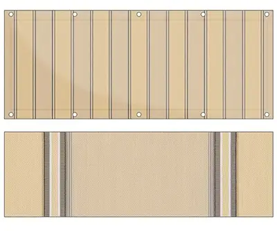 Balkon Sichtschutz bu-R539 (Balkon Sichtschutz)