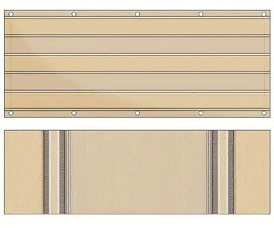 Balkon Sichtschutz bu-R539 (Balkon Sichtschutz)