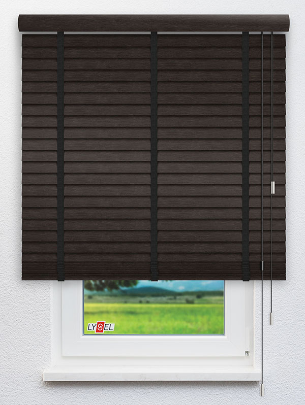 Detailansicht Bambus Jalousie 50SB