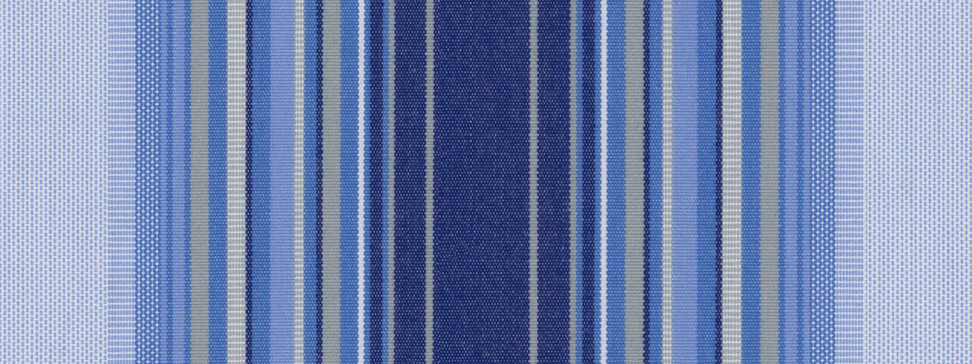 Detailansicht Markise Irisun Fantasie Blu R498