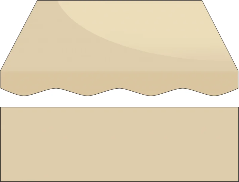 Markise Massanfertigung Markise Texout Glänzend 1093