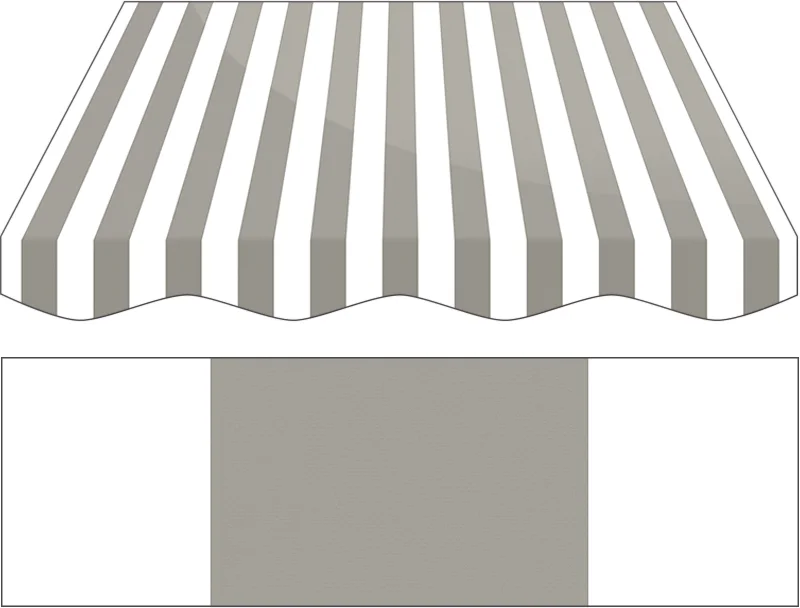 Markise Massanfertigung Markise Texout Streifen 111