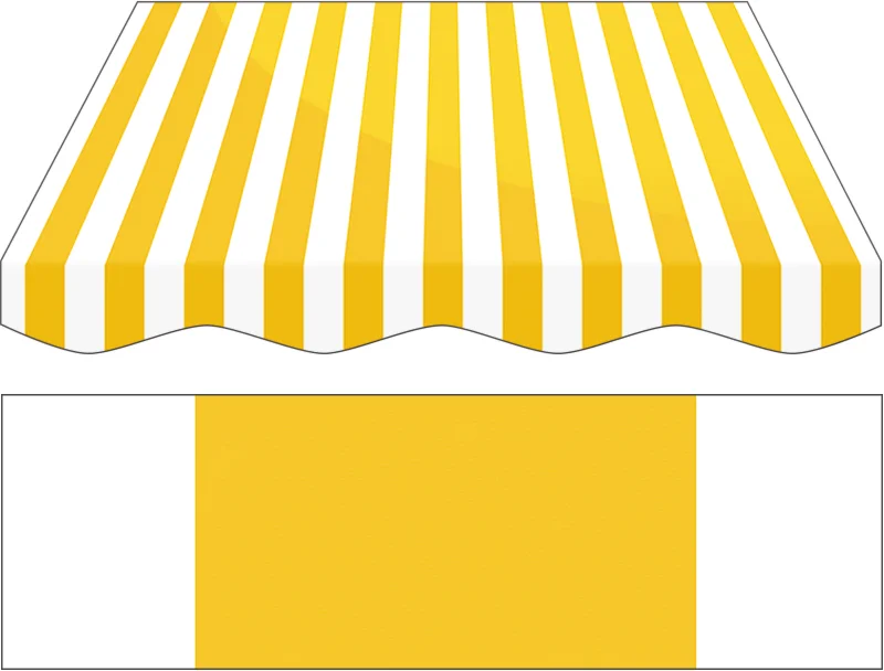 Markise Massanfertigung Markise Texout Streifen 168