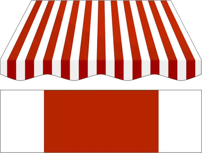 Markise Massanfertigung Markise Texout Streifen 274