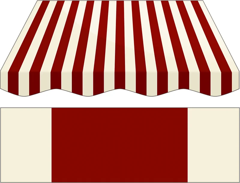 Markise Massanfertigung Markise Texout Streifen 510
