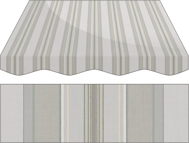 Markise Massanfertigung Markise Irisun Fantasie Grigi G117