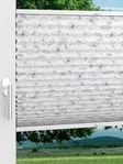 LYSEL HOME Plissee 407A Dark Floral Fensteransicht