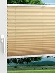 LYSEL HOME Plissee 414A Silky Streifen Fensteransicht