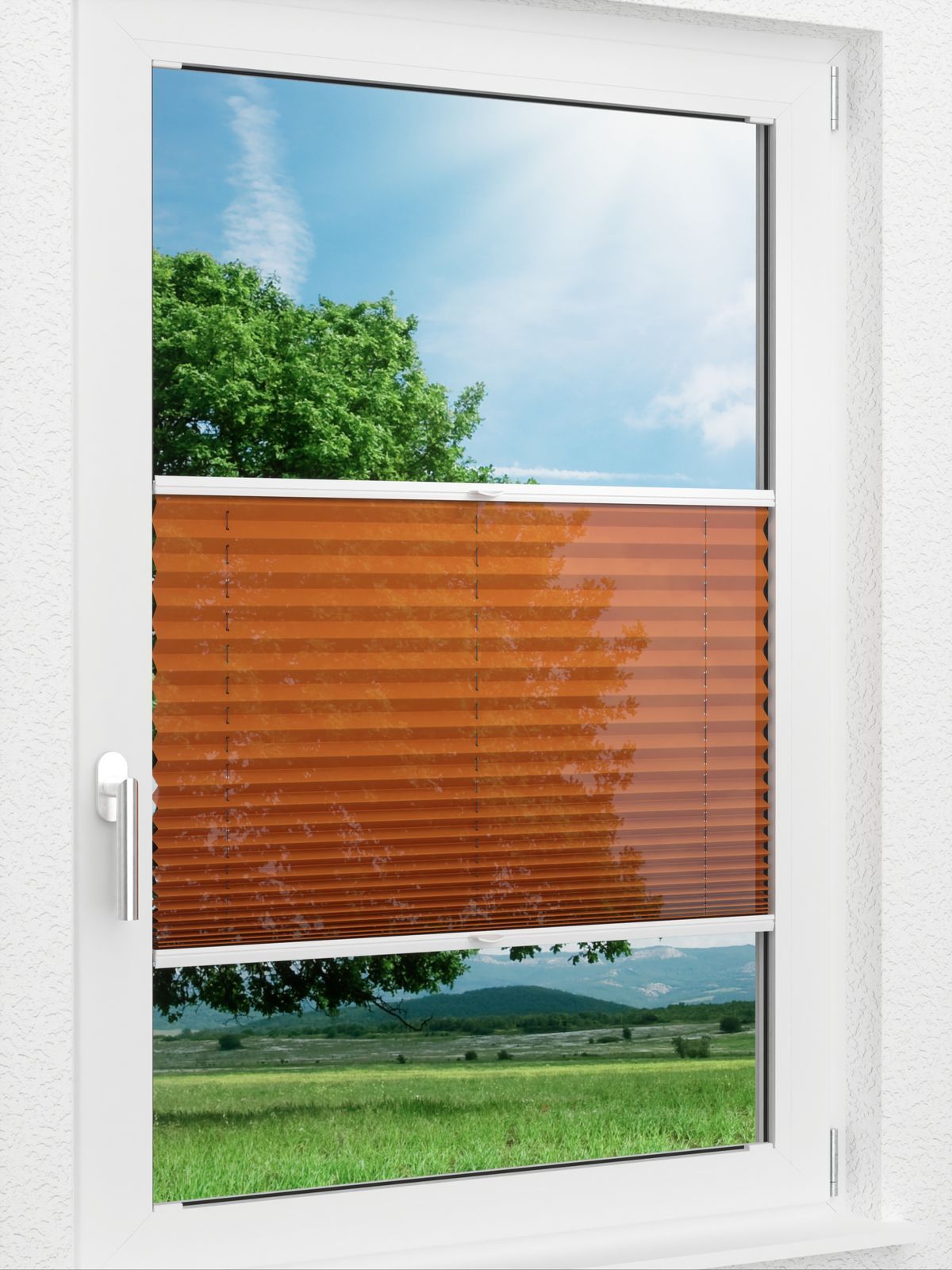 Detailansicht LYSEL HOME Plissee 429A Flame