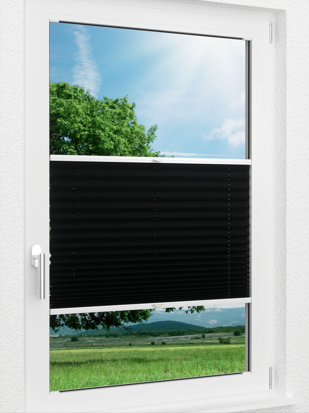 Detailansicht LYSEL HOME Plissee 240A Aralia Pearl