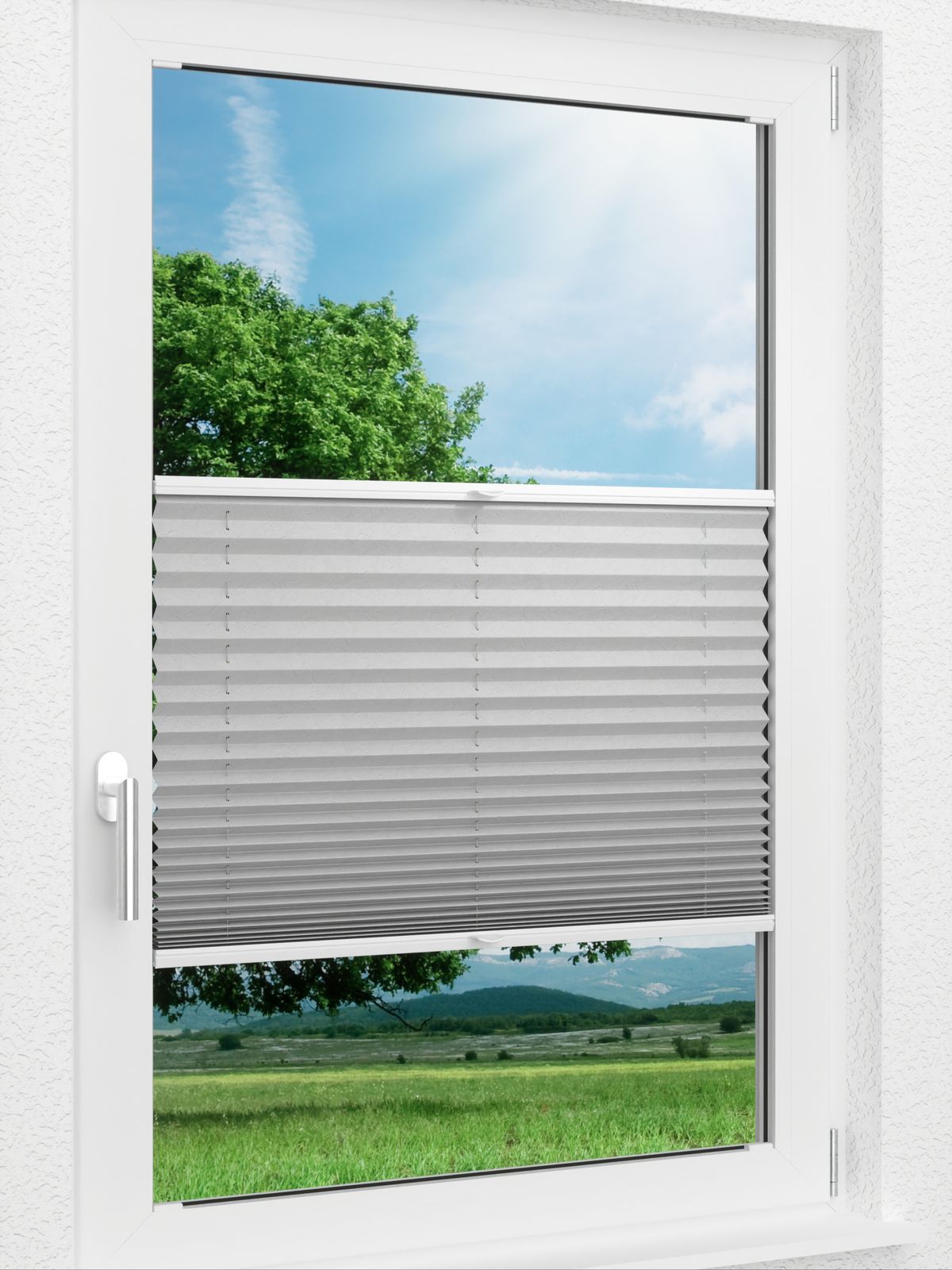 Detailansicht LYSEL HOME Plissee 239A Abelia Pearl