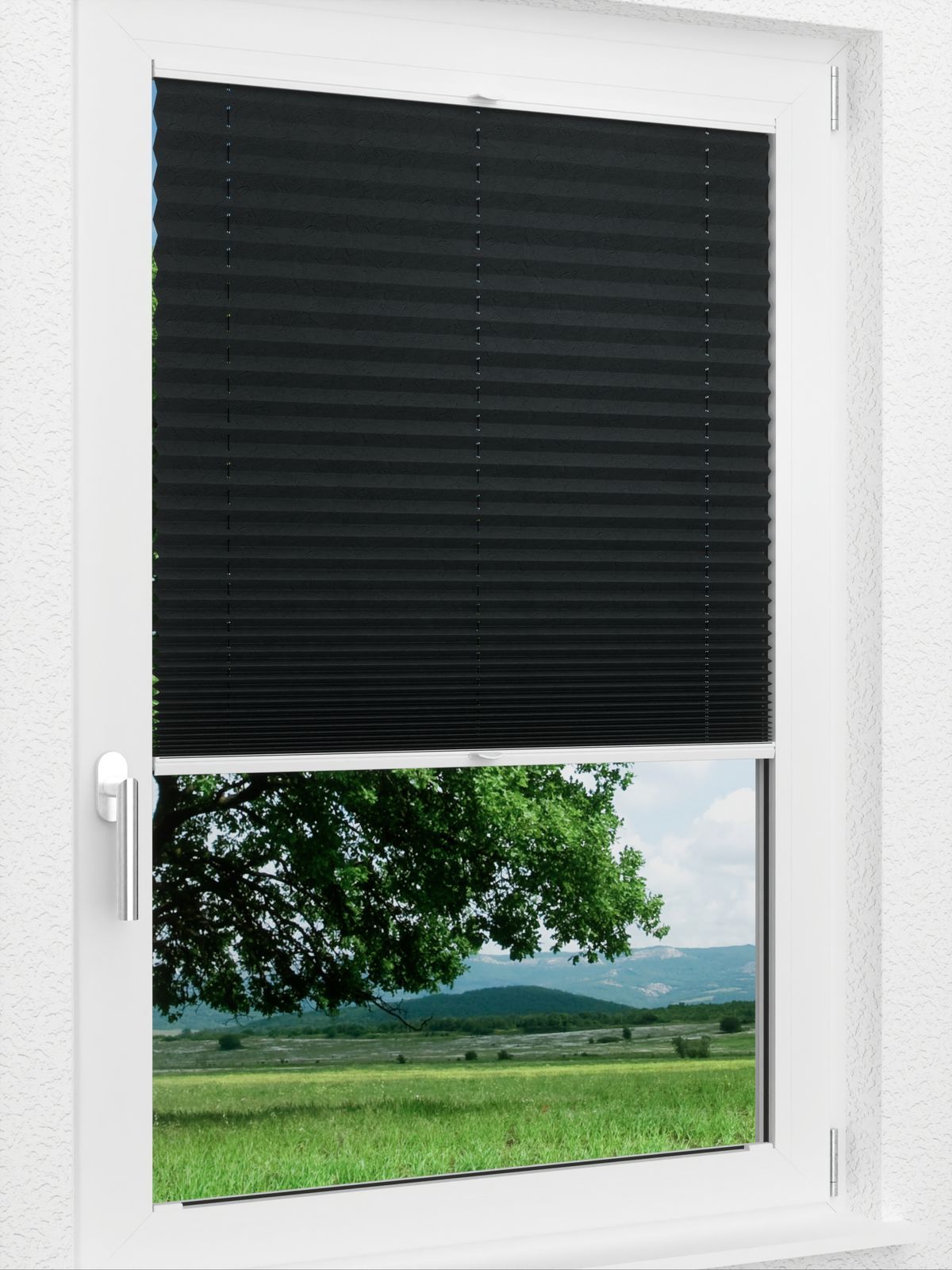 Detailansicht LYSEL HOME Plissee 301A Abelia Pearl