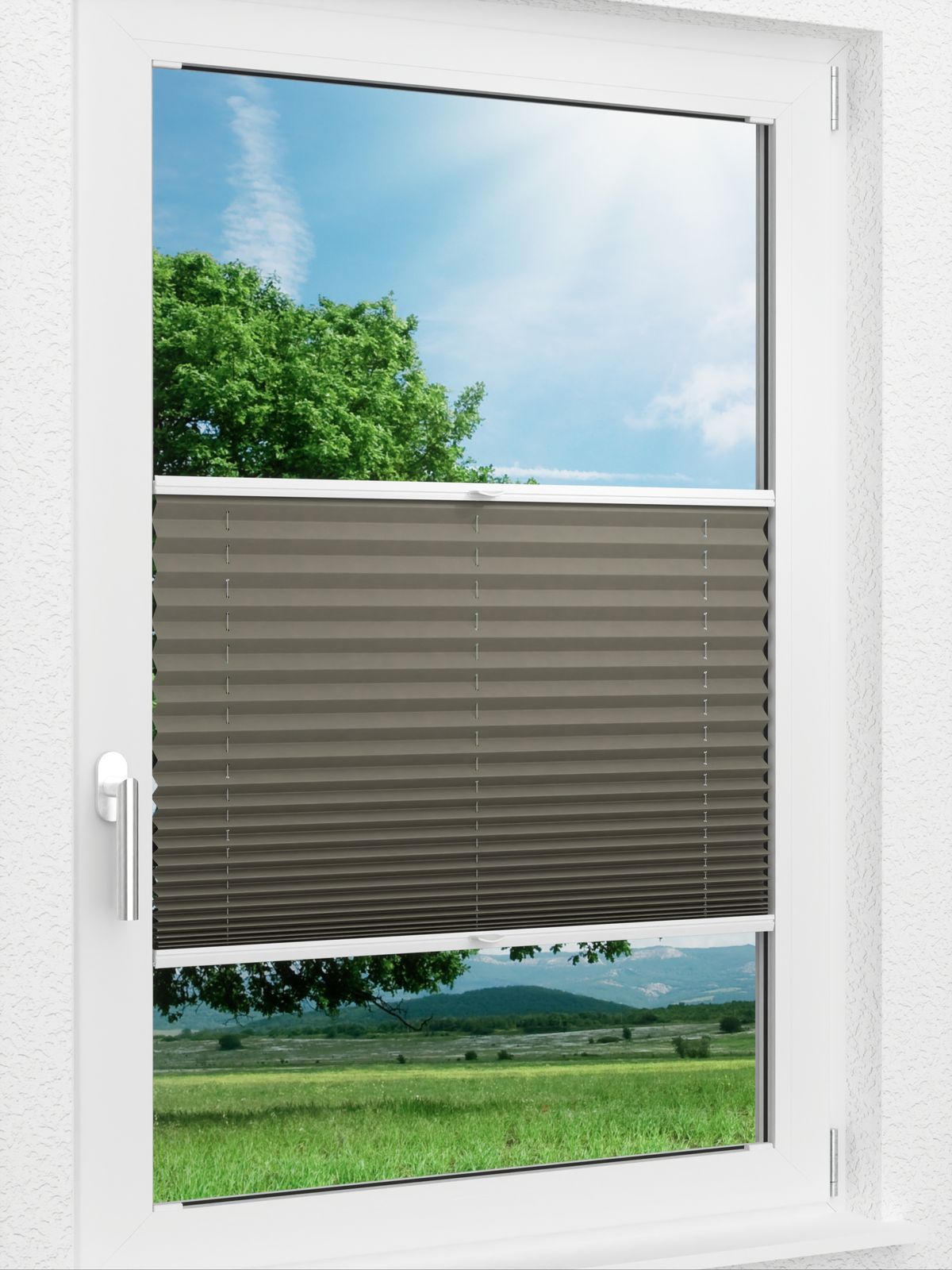 Detailansicht LYSEL HOME Plissee 221A Pinus BO