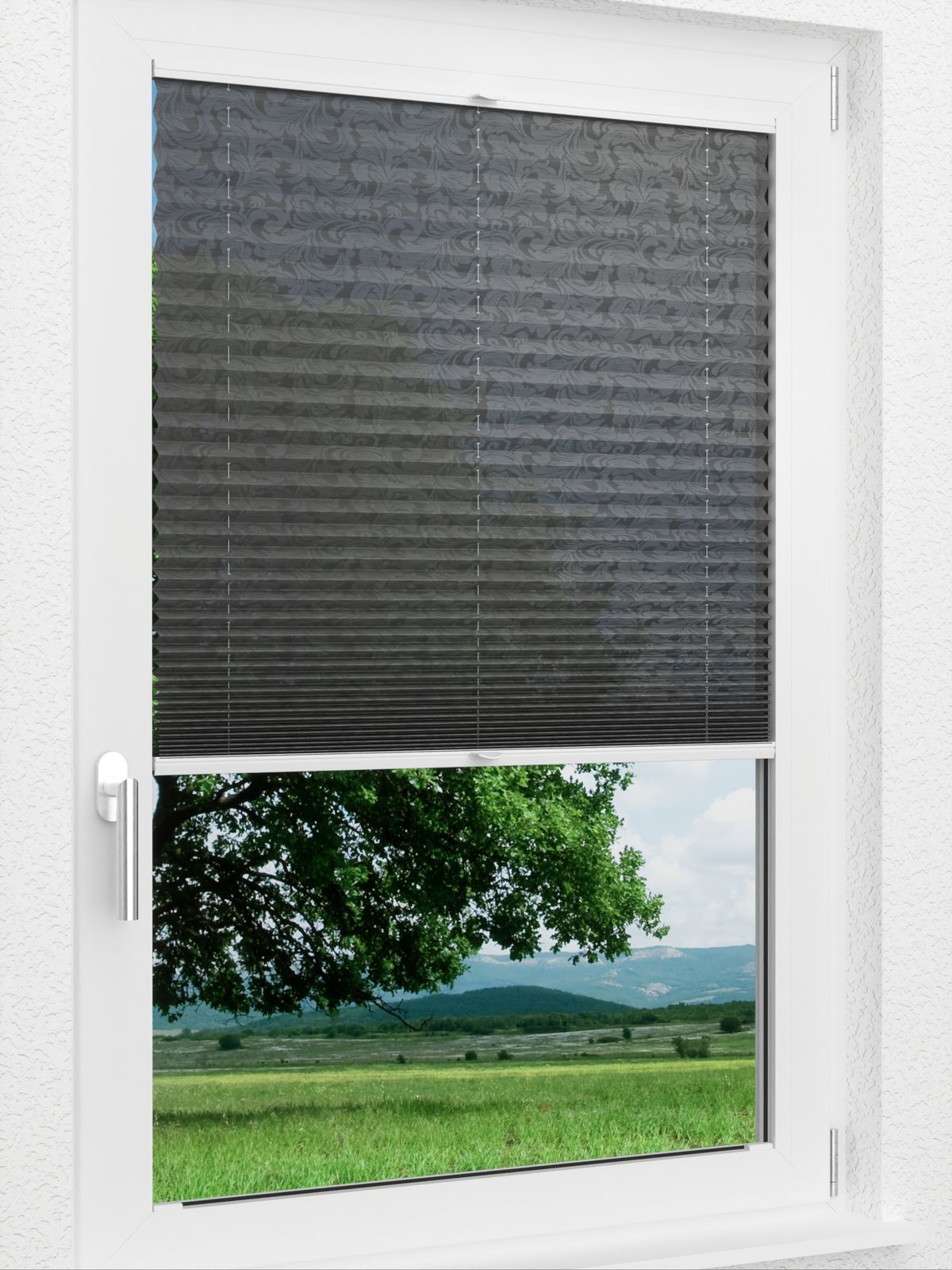 Detailansicht LYSEL HOME Plissee 431A Farne