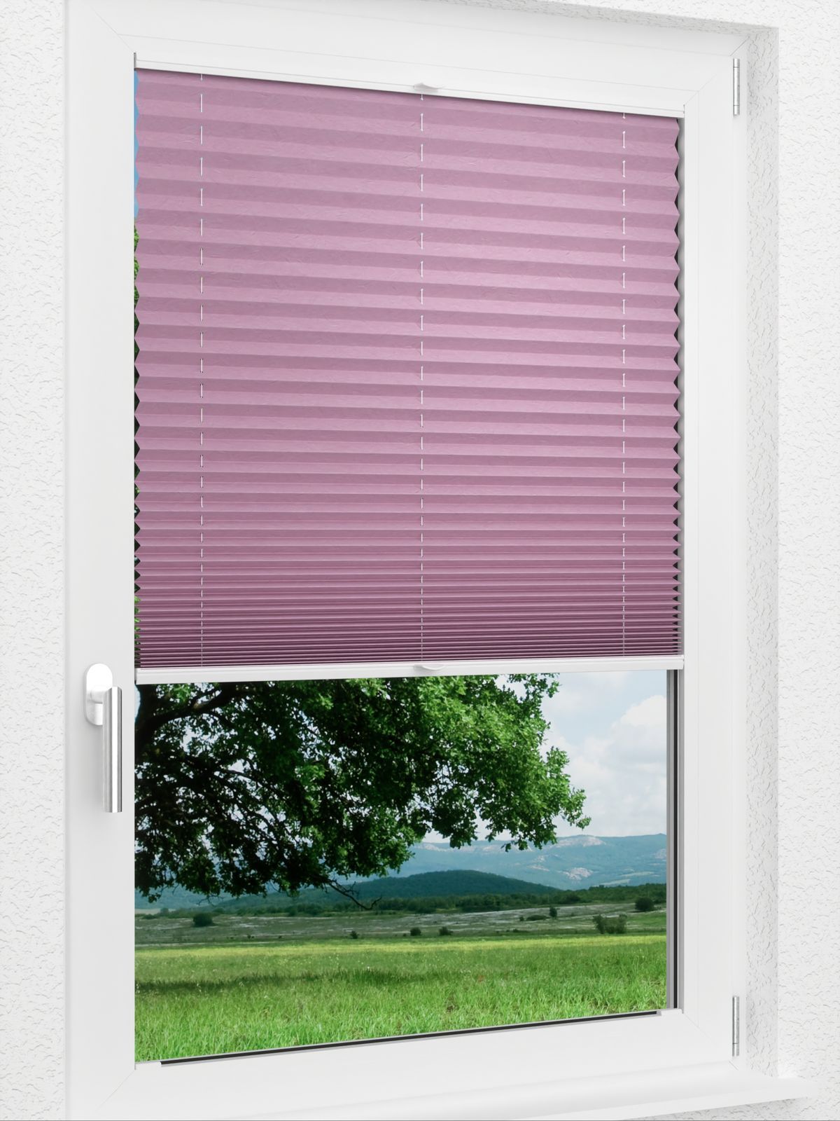 Detailansicht LYSEL HOME Plissee 421A Pearly Crush