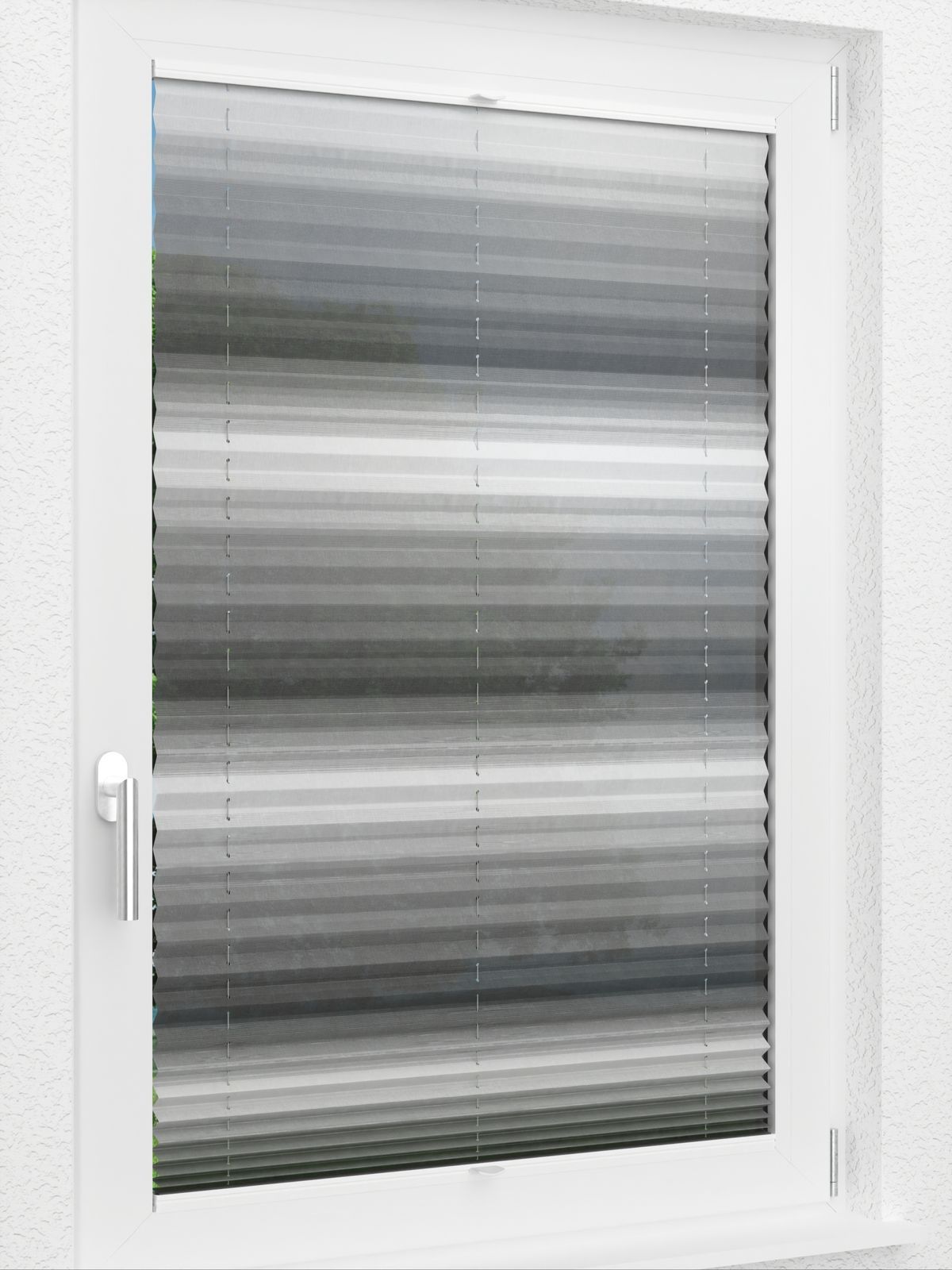 Detailansicht LYSEL HOME Plissee 418A Light Wave