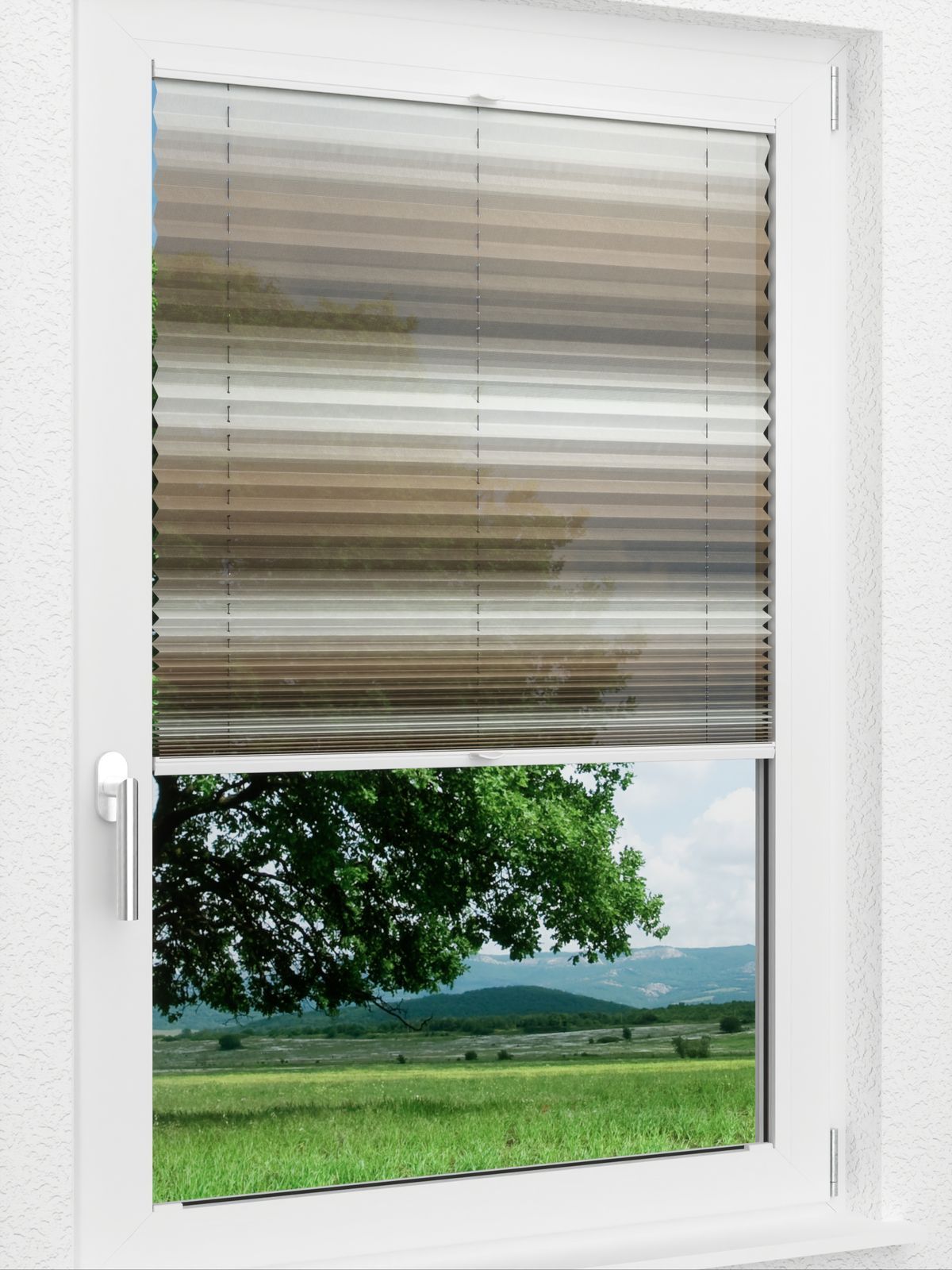 Detailansicht LYSEL HOME Plissee 335A Light Wave