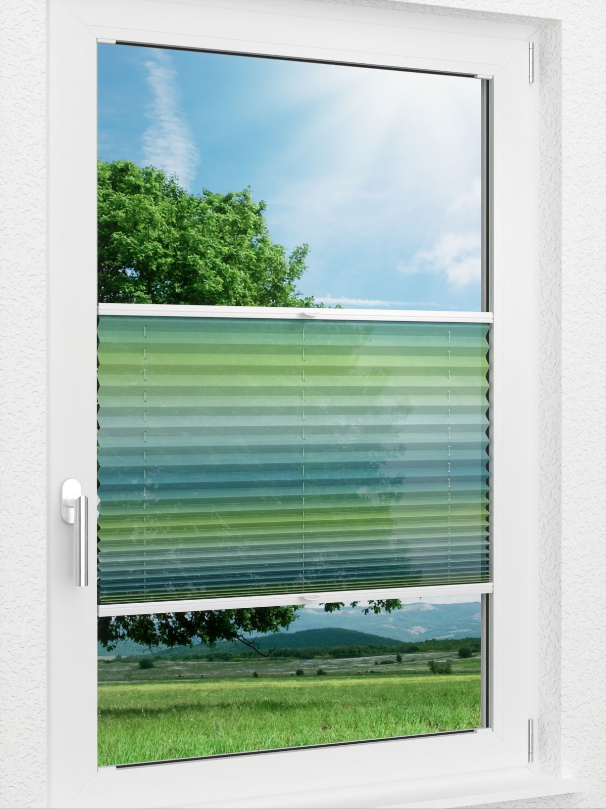 Detailansicht LYSEL HOME Plissee 338A Light Wave