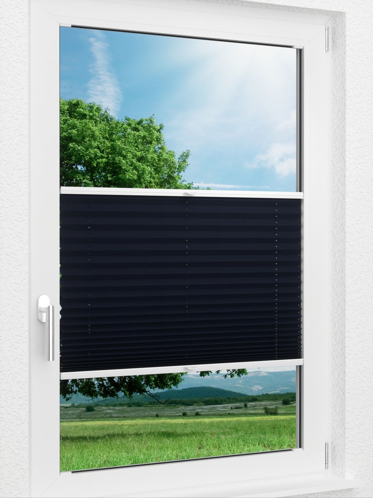 Detailansicht LYSEL HOME Plissee 403A Midnight Brillia
