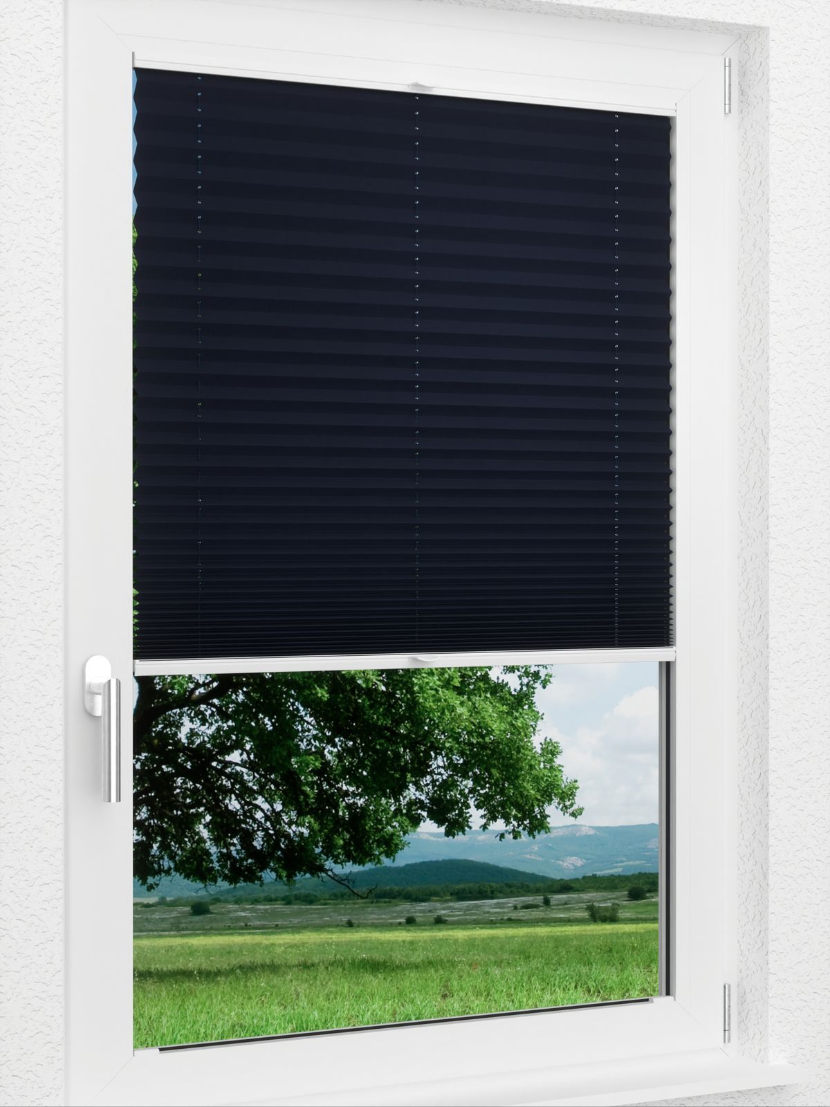 Detailansicht LYSEL HOME Plissee 403A Midnight Brillia