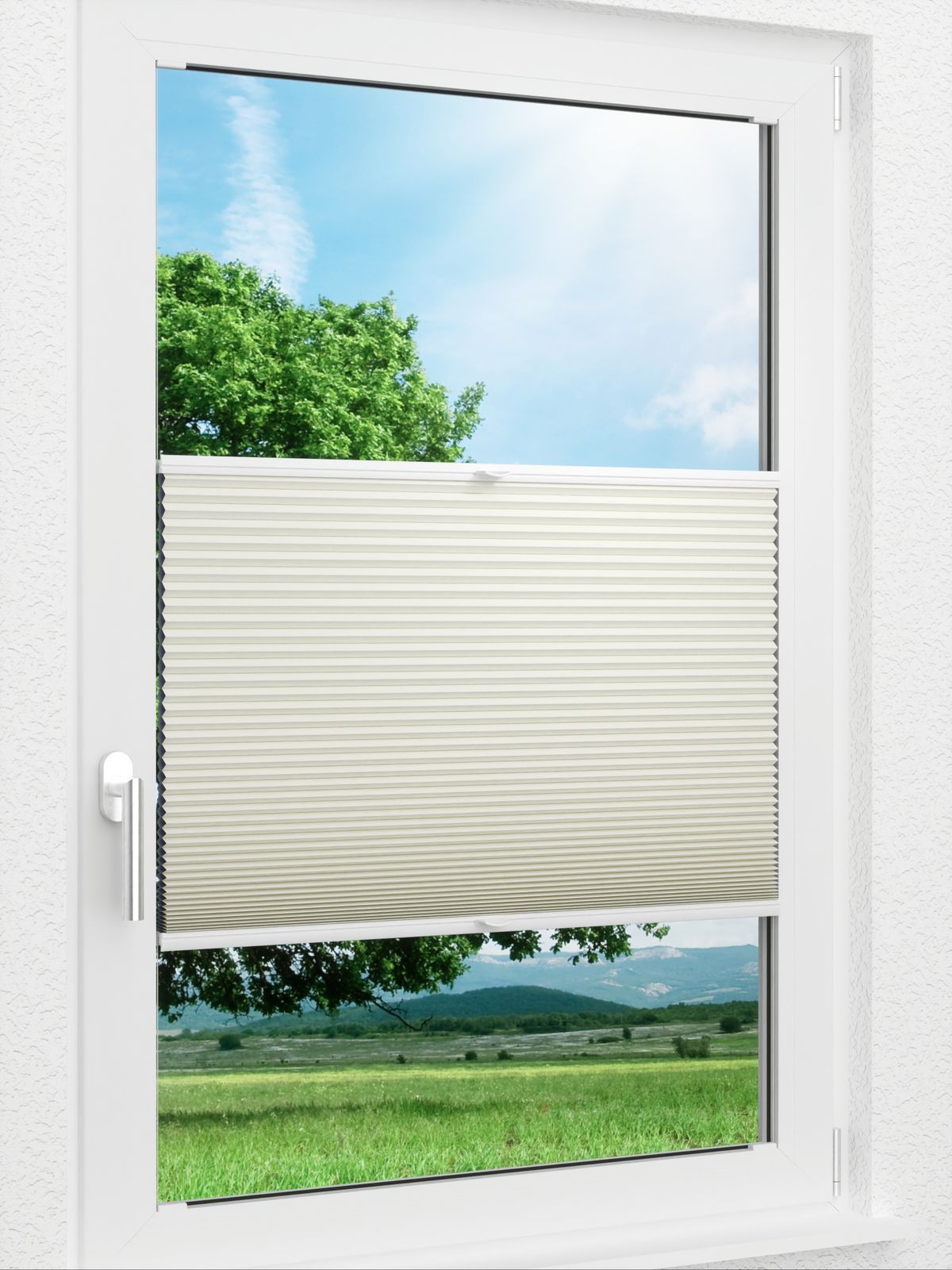 Detailansicht LYSEL HOME Plissee 015A Nana BO Wabe