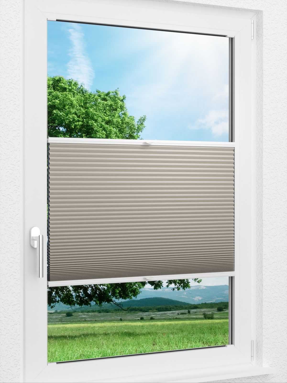 Detailansicht LYSEL HOME Plissee 008A Nana BO Wabe