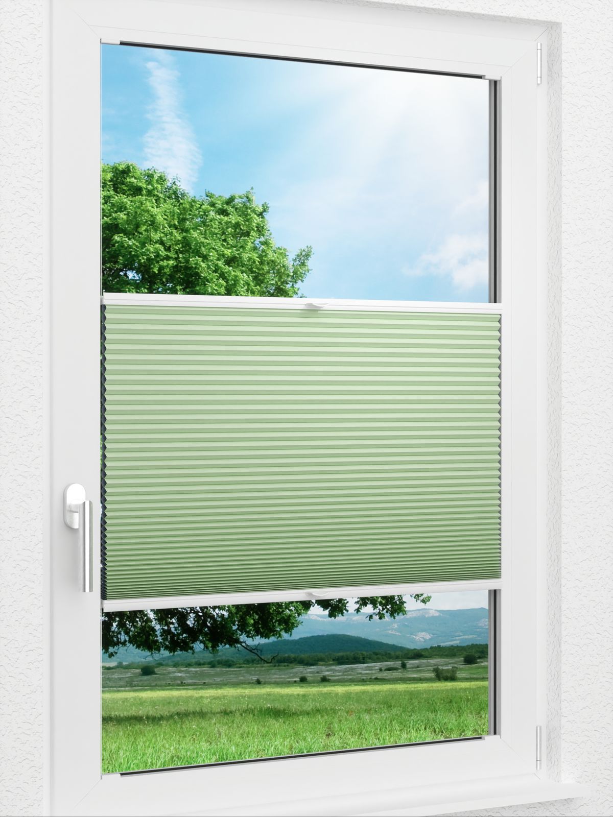 Detailansicht LYSEL HOME Plissee 021A Nana BO Wabe