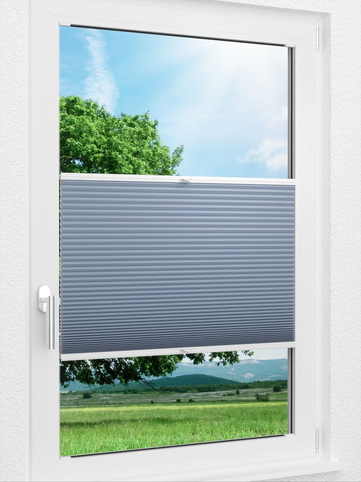 Detailansicht LYSEL HOME Plissee 029A Alba LI Wabe