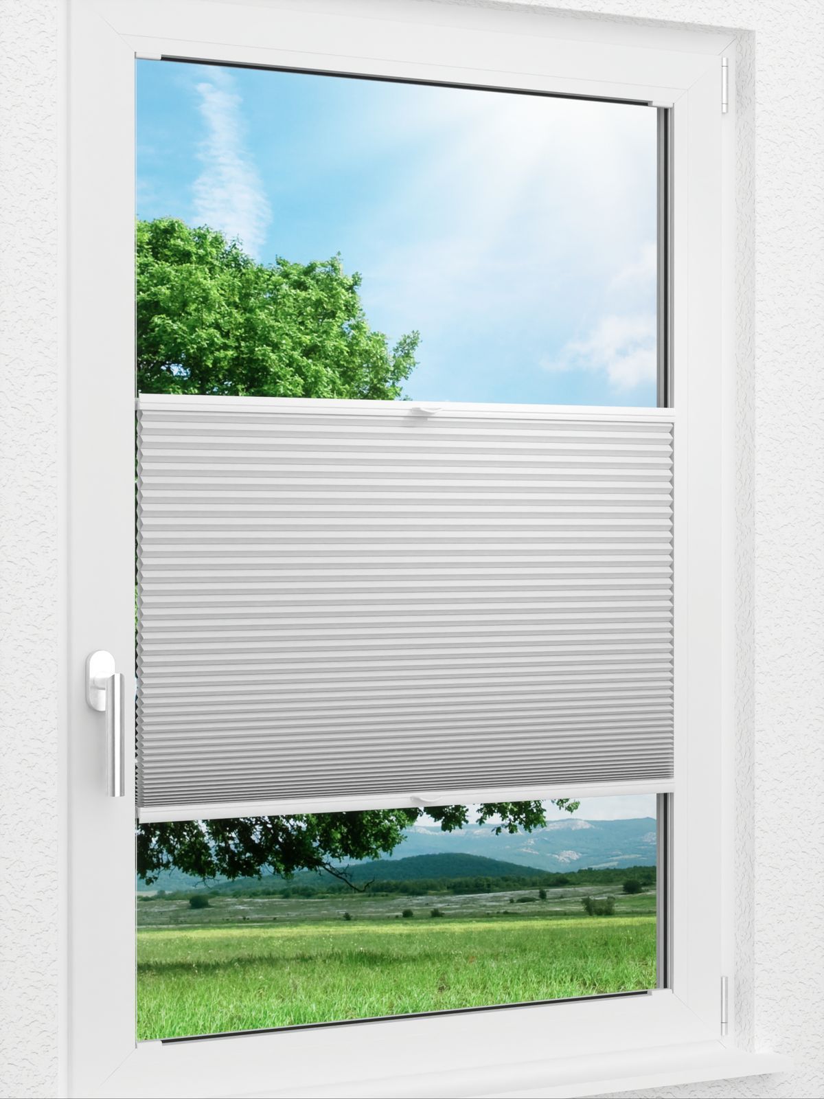 Detailansicht LYSEL HOME Plissee 003A Alba LI Wabe