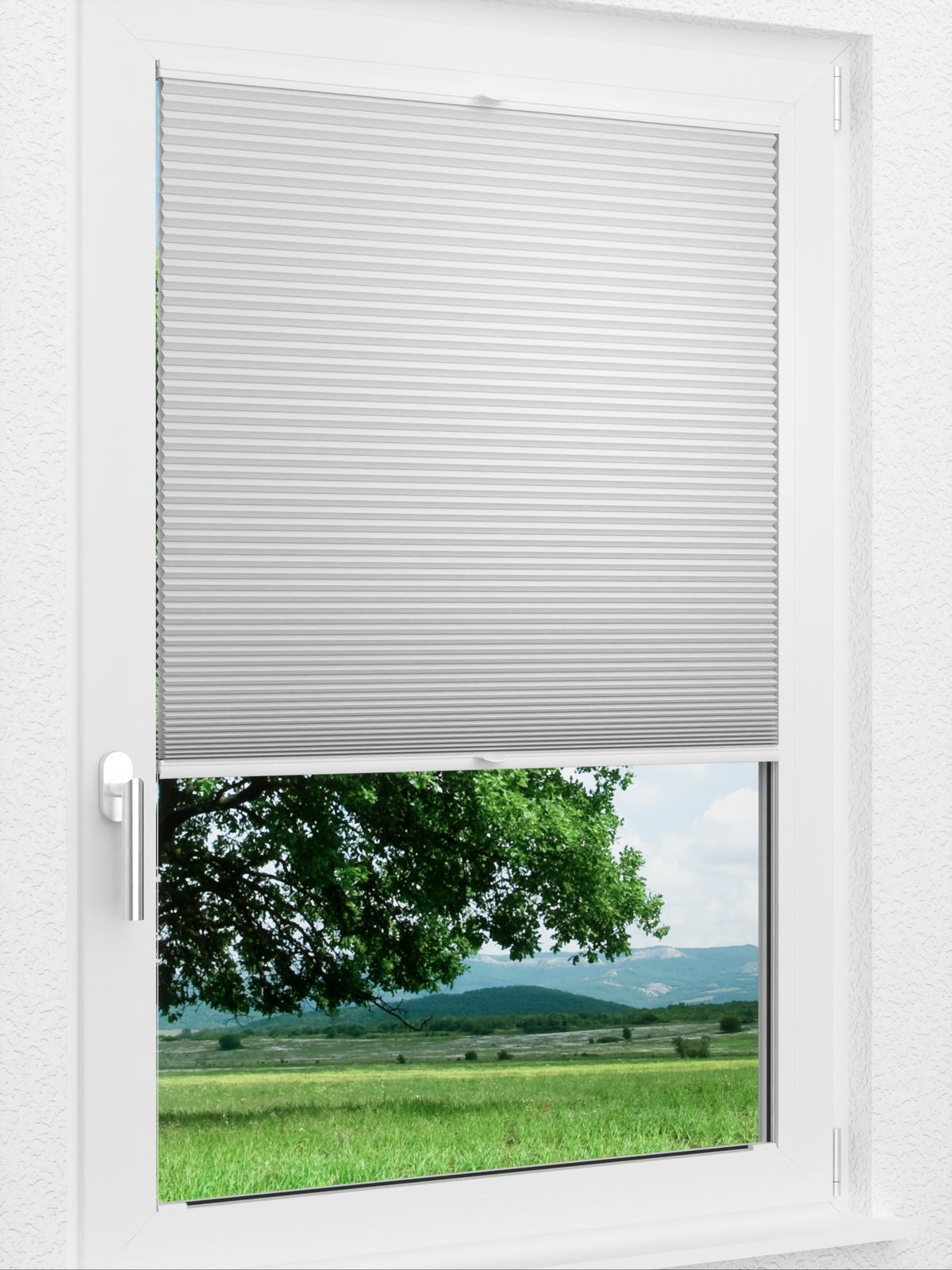 Detailansicht LYSEL HOME Plissee 003A Alba LI Wabe