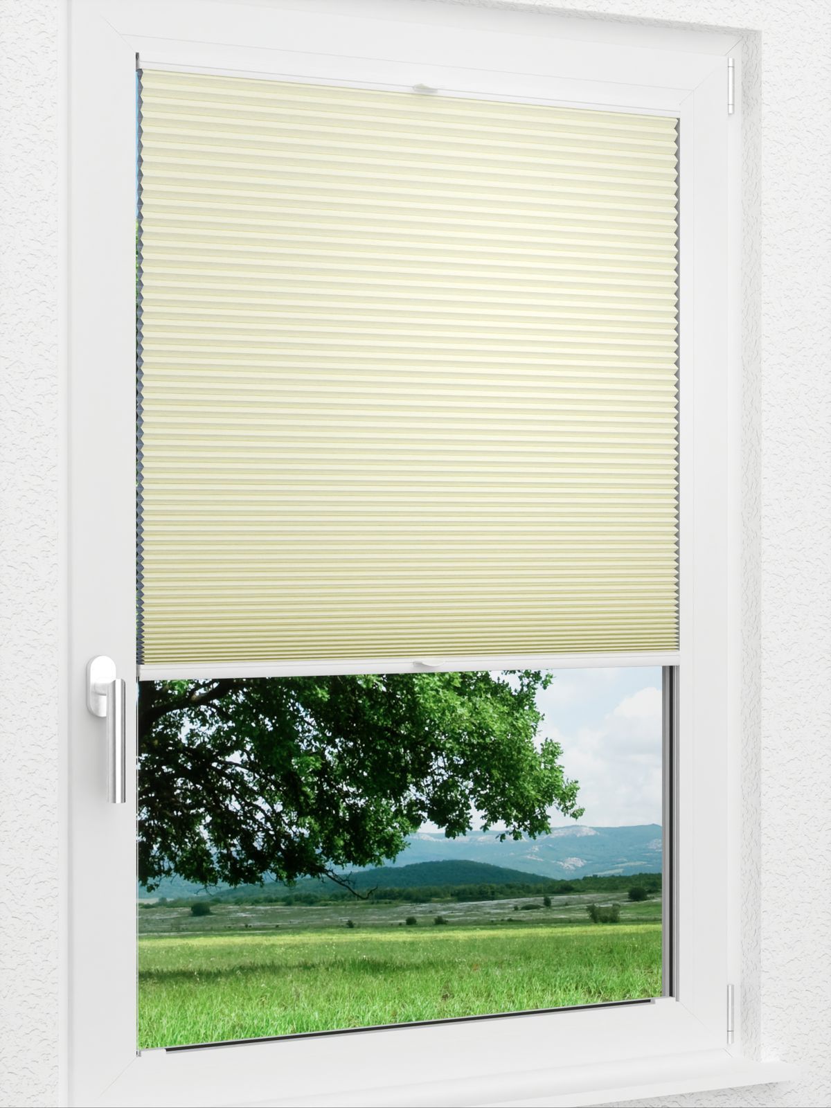 Detailansicht LYSEL HOME Plissee 311A Lanea BO Wabe