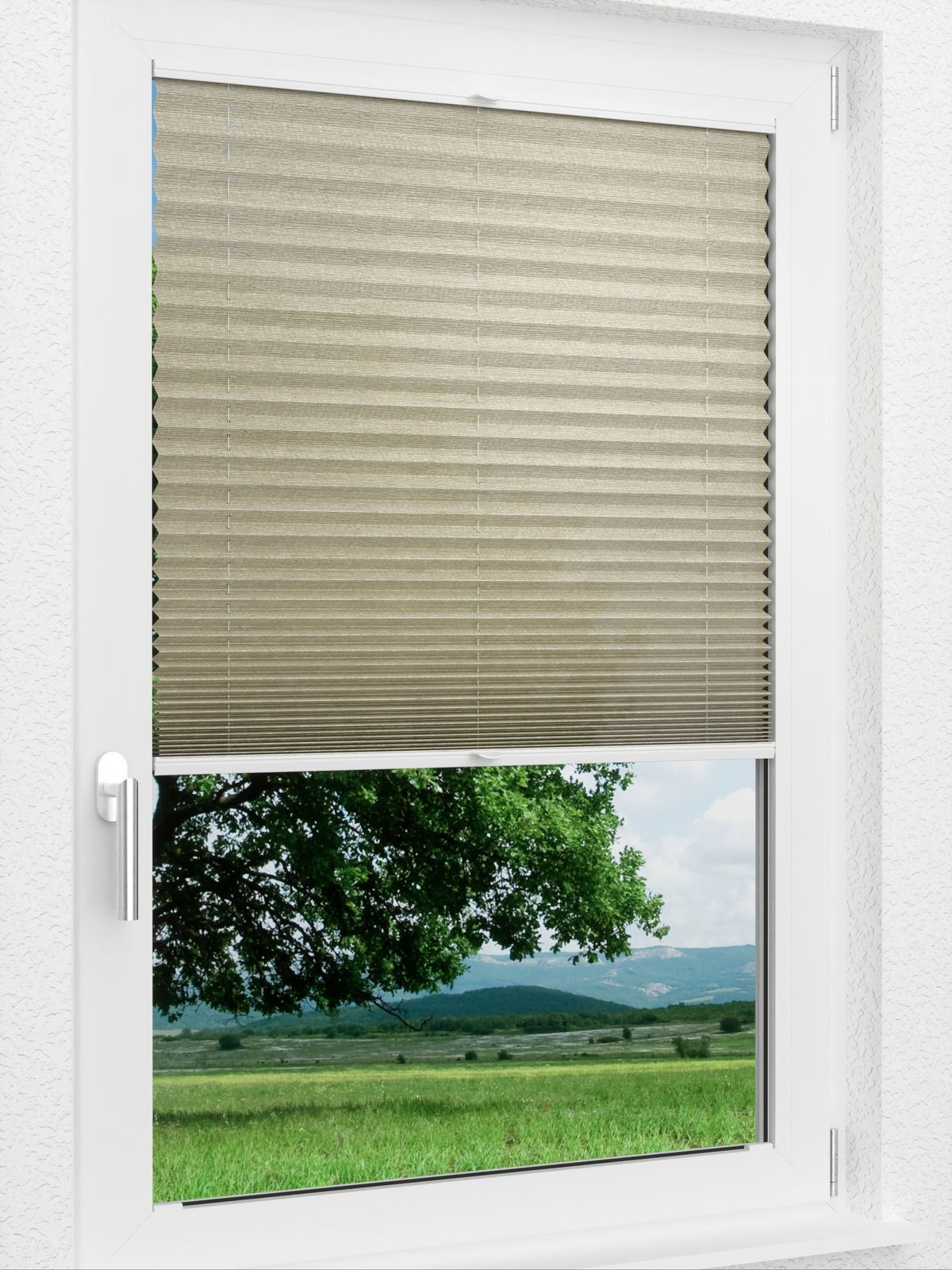 Detailansicht LYSEL HOME Plissee 427A Light Mix