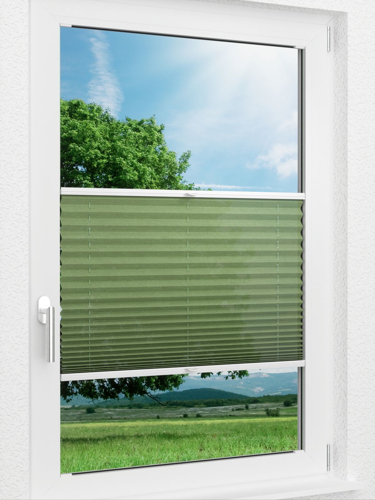 Detailansicht LYSEL HOME Plissee 330A Light Mix