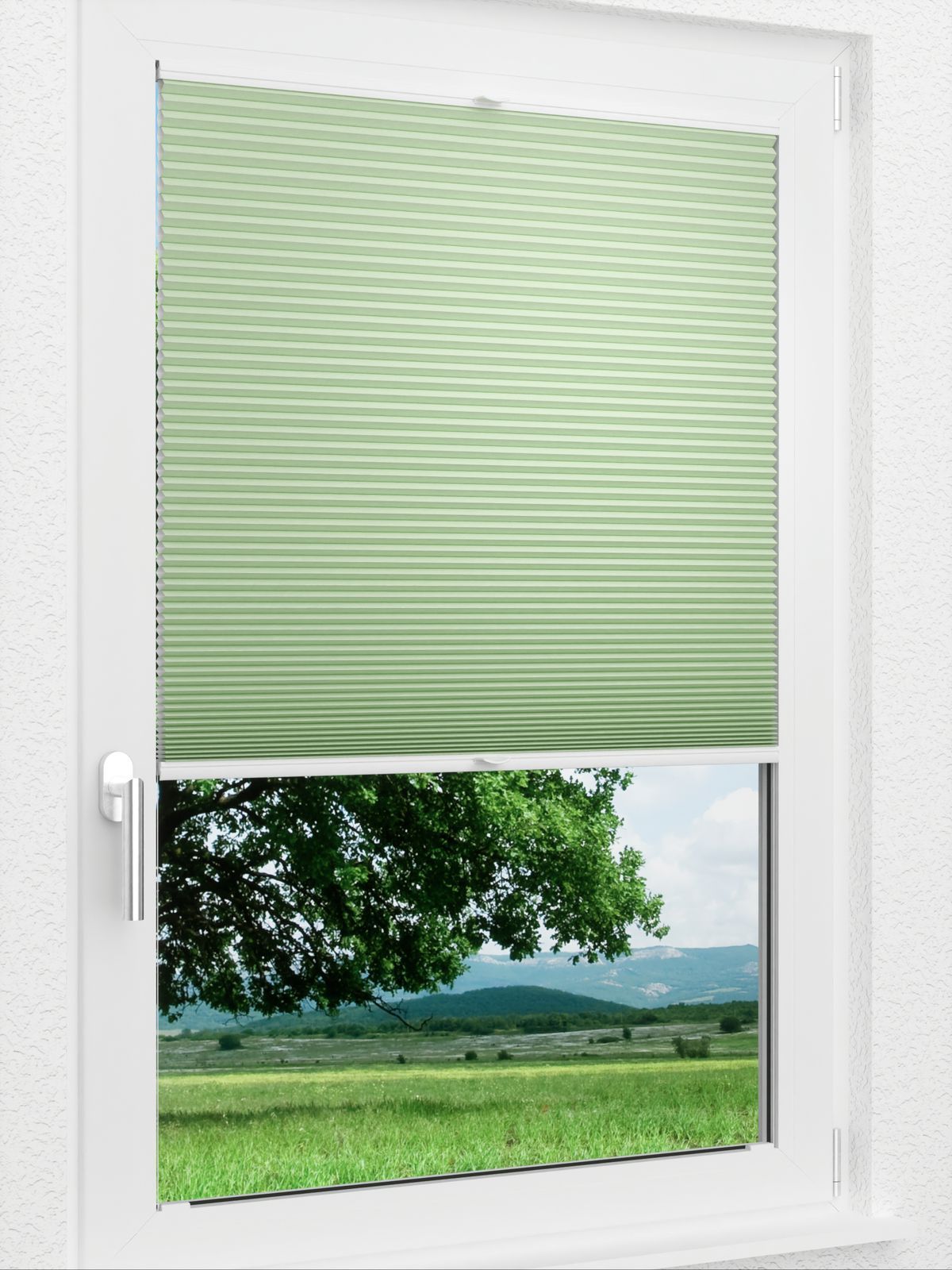 Detailansicht LYSEL HOME Plissee 331A Lightly Wabe