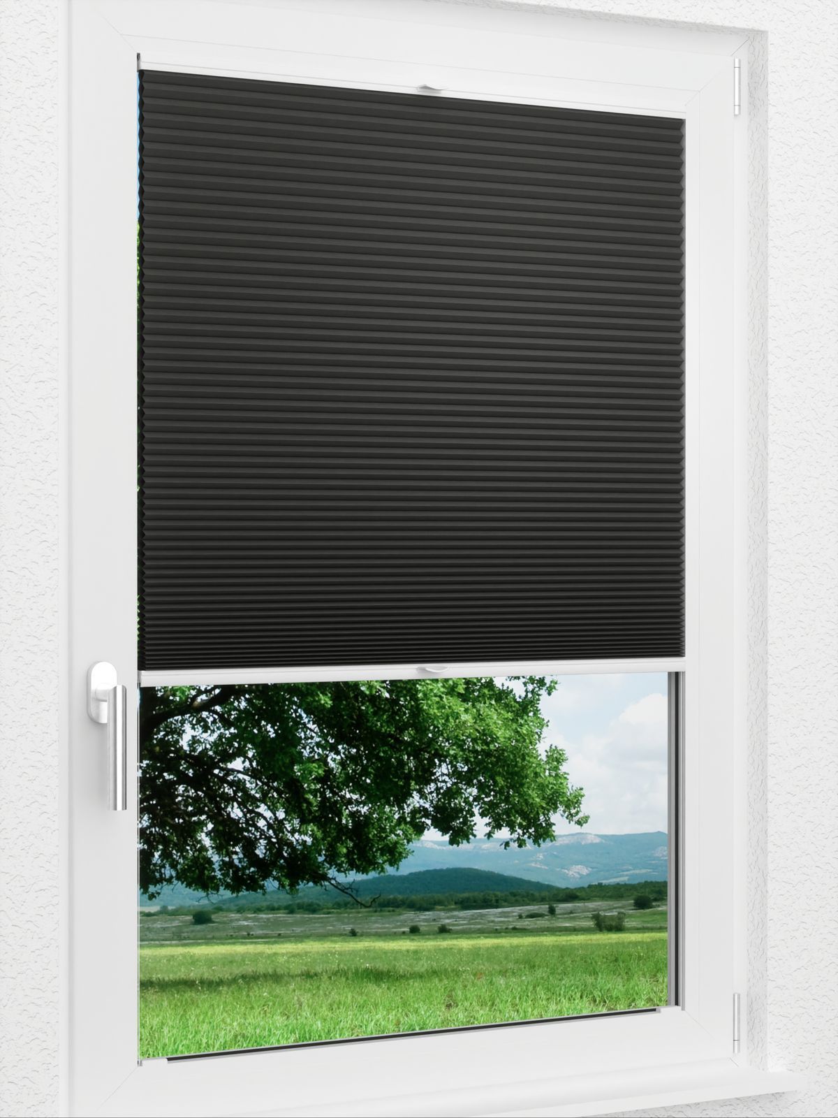 Detailansicht LYSEL HOME Plissee 018A Calluna Wabe