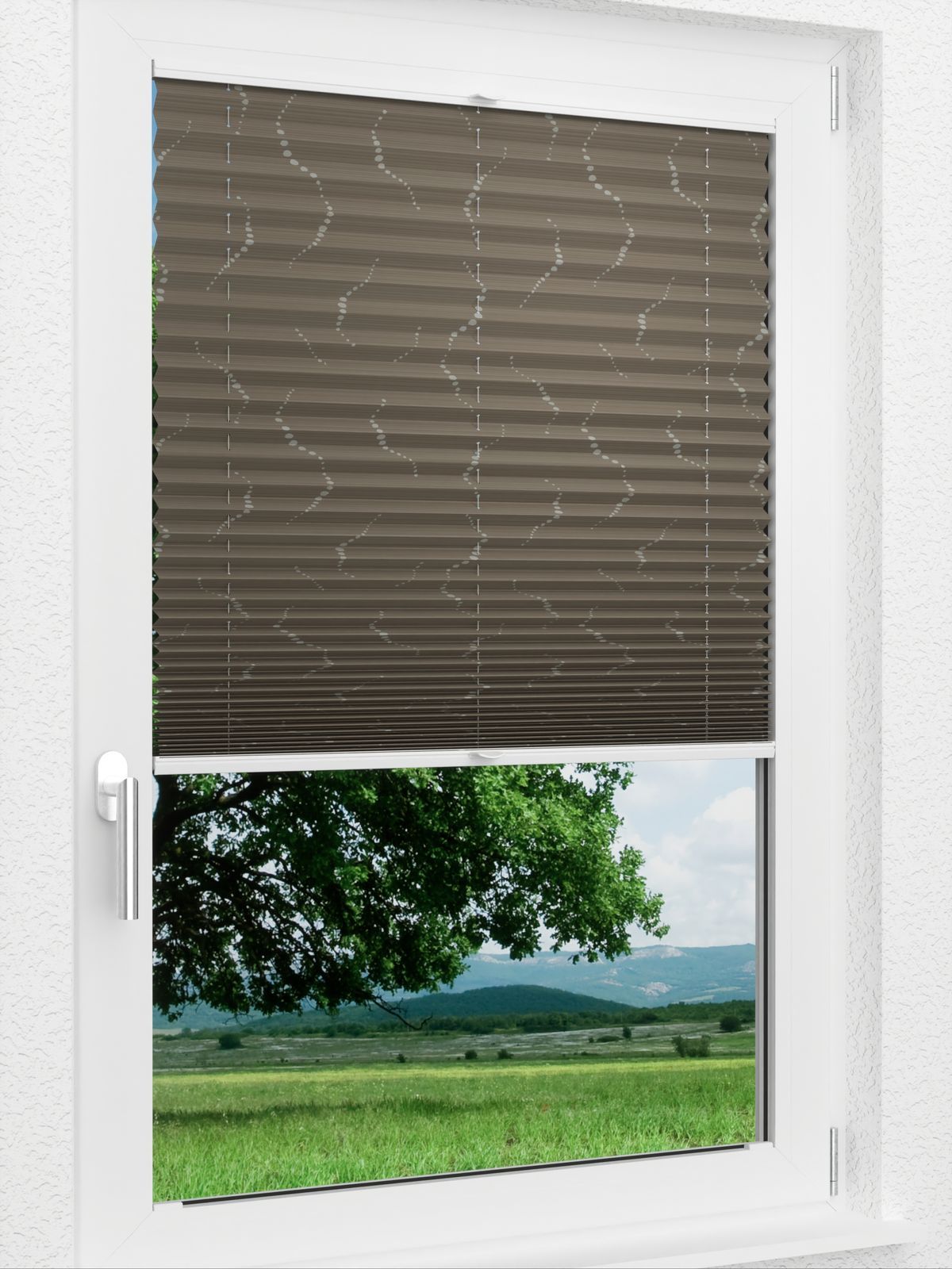 Detailansicht LYSEL HOME Plissee 409A Pearl String