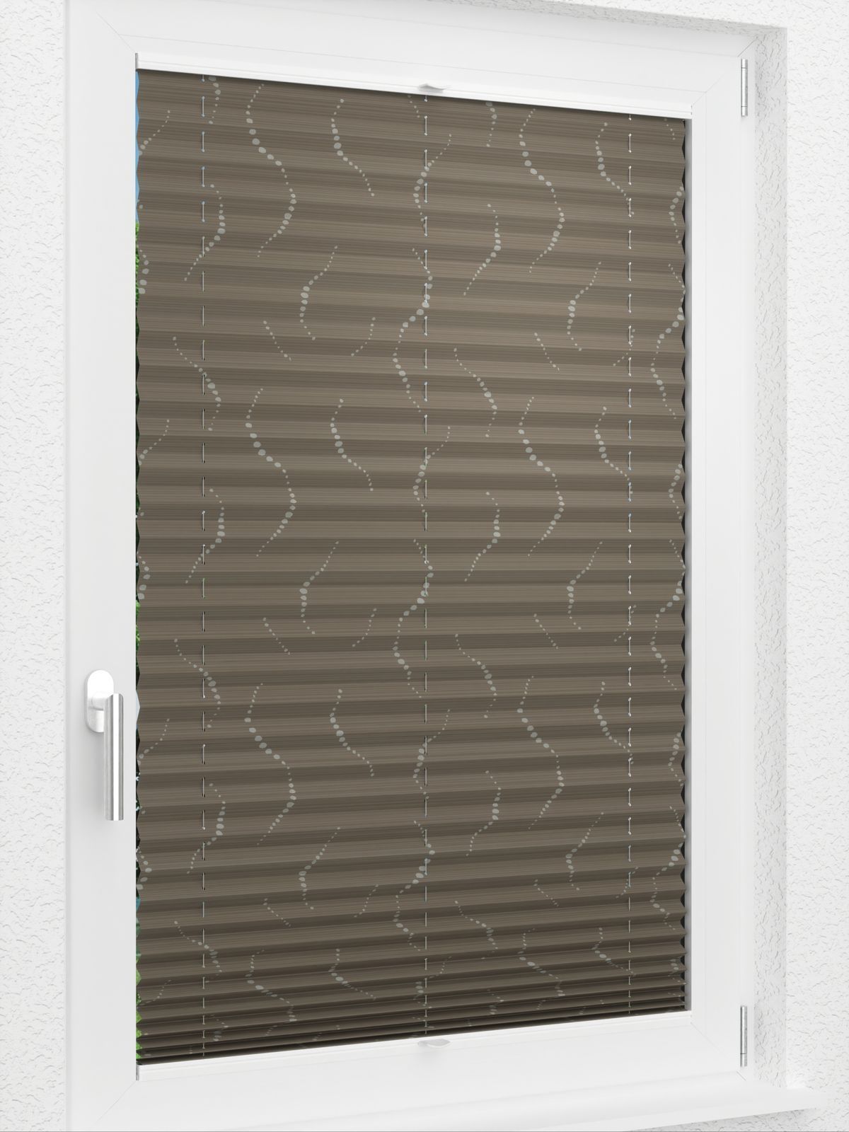 Detailansicht LYSEL HOME Plissee 409A Pearl String