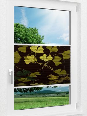 Preview LYSEL HOME Plissee 428A Ginkgos Midnight 0