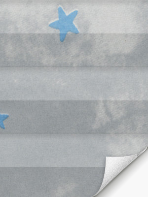 Stoff Plissee Ma&szlig;anfertigung Little Star 02.683