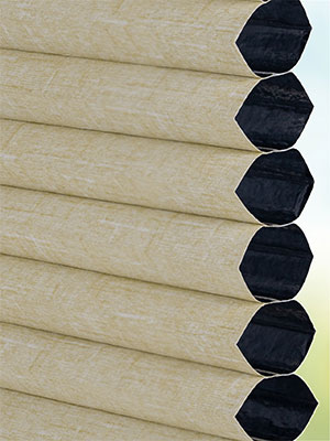 Stoff Plissee Ma&szlig;anfertigung Comb Cloth color denim 91.235