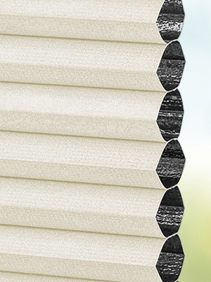 Stoff Plissee Ma&szlig;anfertigung DUETTE® Perea Blackout 02.729