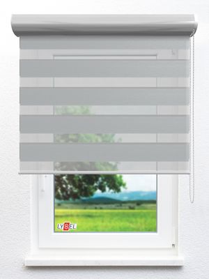 Stoff Rollo Ma&szlig;anfertigung Simply Doppelrollo Zuleika 903613L