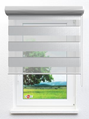 Stoff Rollo Ma&szlig;anfertigung Simply Doppelrollo Zuzana 103654L