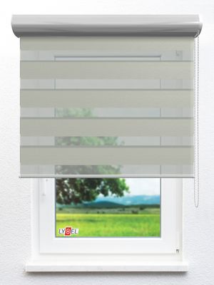 Stoff Rollo Ma&szlig;anfertigung Simply Doppelrollo Zuleika 103667L